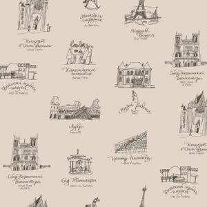 Обои Milassa, коллекция  Bon Voyage, Rêves de Paris D4 001/1